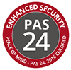 PAS 24 security door logo