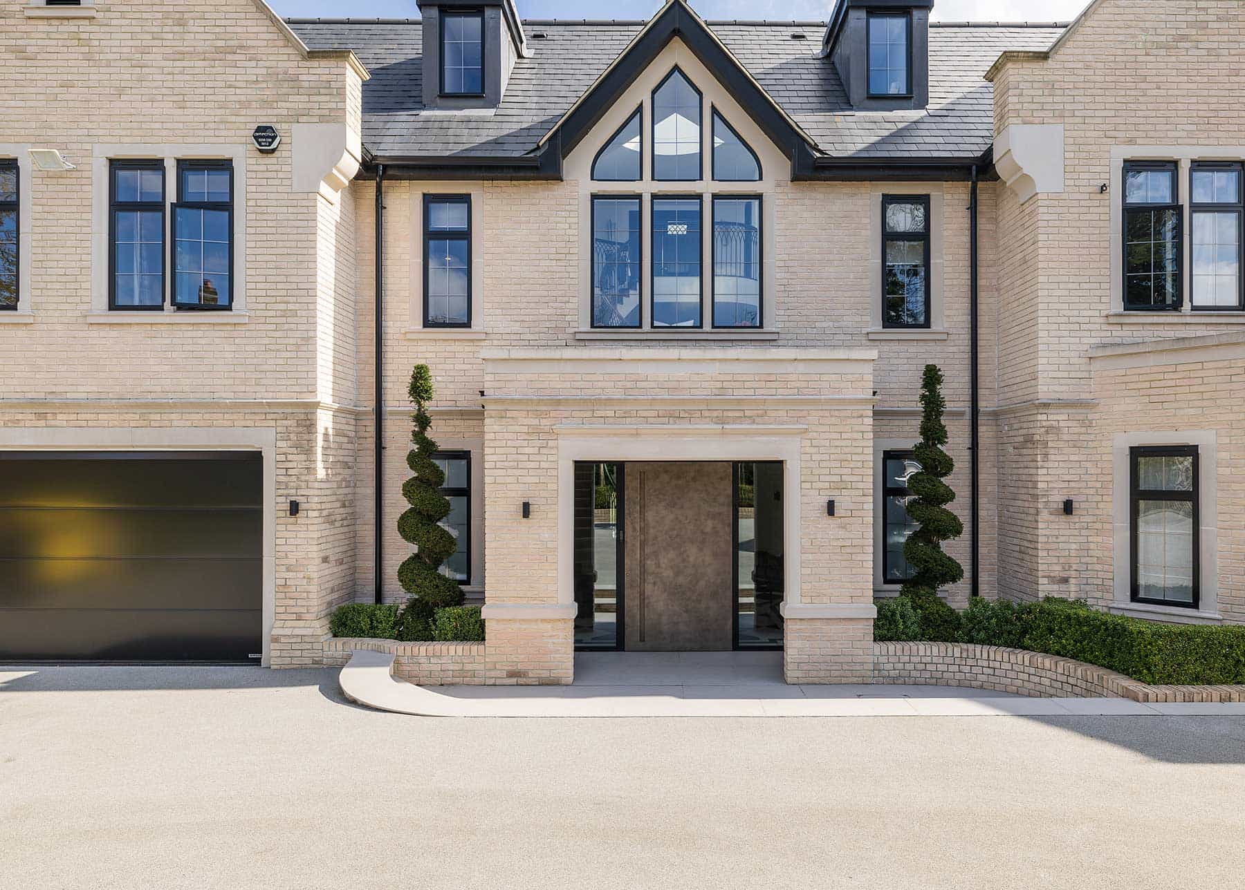 Bronze liquid metal luxury pivot door