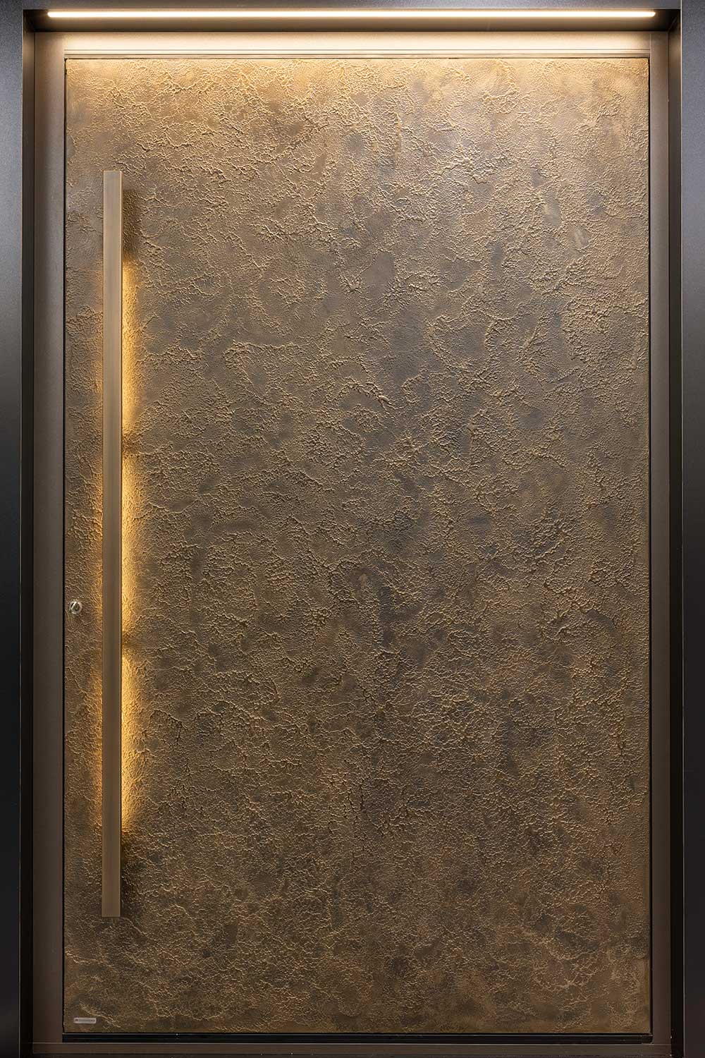 Large black door Hertford showroom