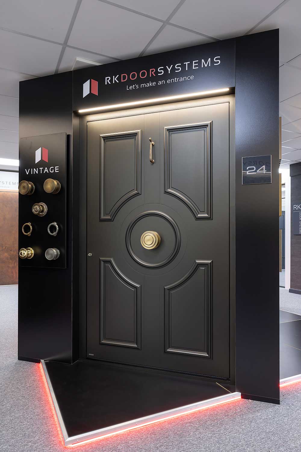 Victorian aluminium door Hertford showroom