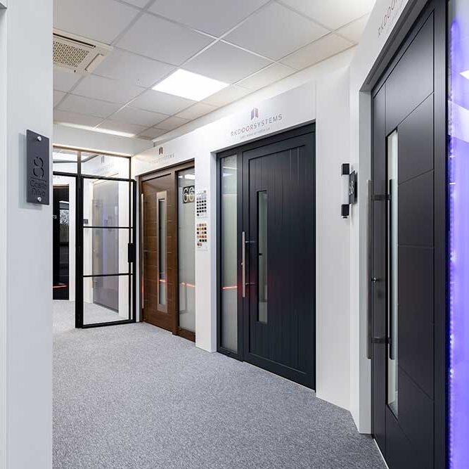 Hertford showroom aluminium door selection Hertford showroom aluminium door selection