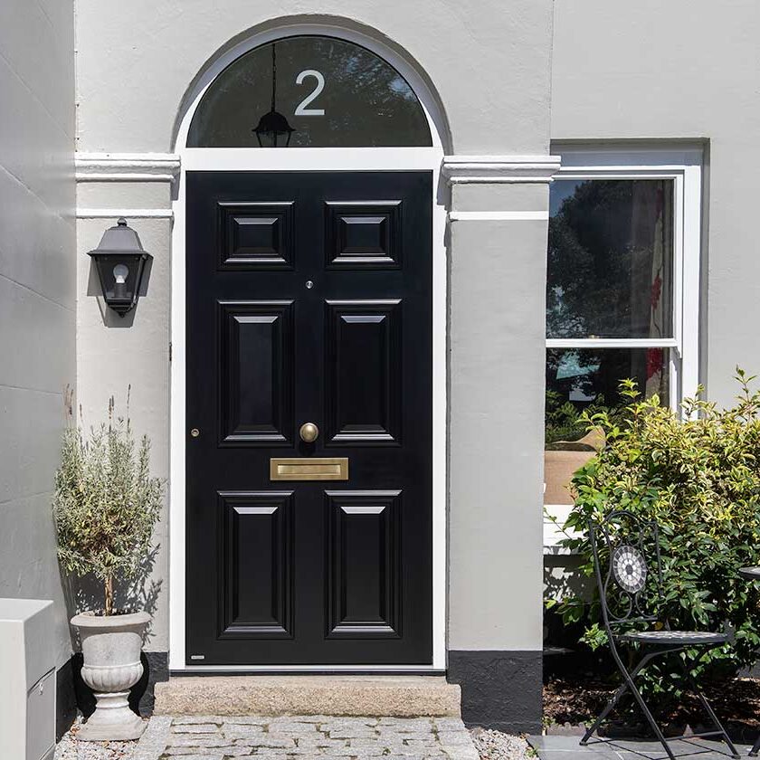 aluminium traditional panel door